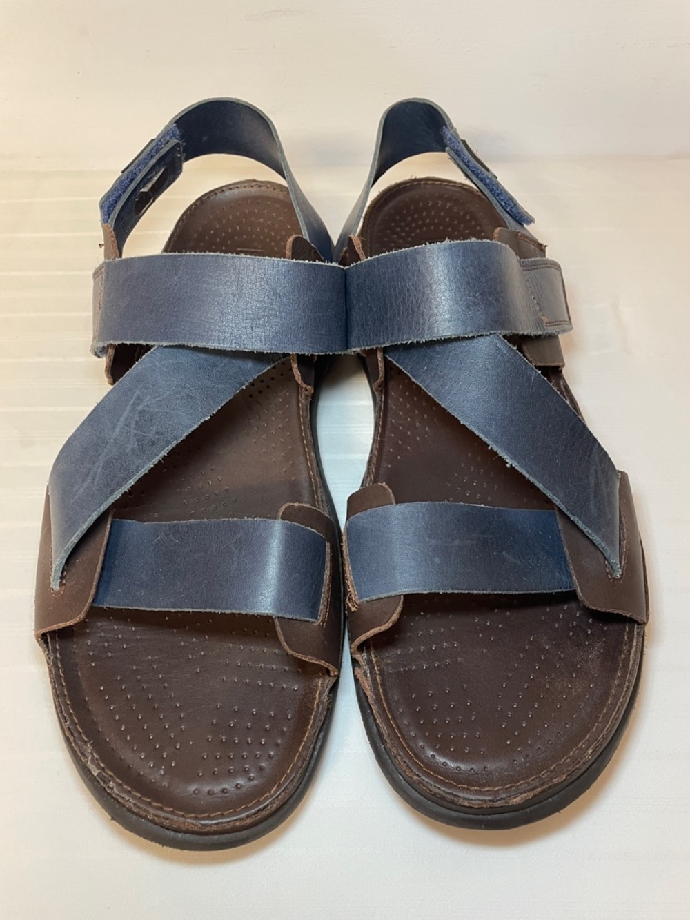 Pikolinos Oropesa M3r Men's leather adjustable summer sandals size 11